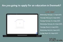 Are you going to apply for an education in Denmark?