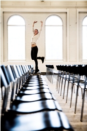 STDK. Girl Dancing on Chairs